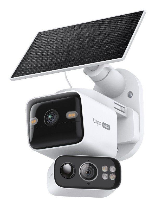 TP-Link Tapo Solar-Pow Dual-Lens Pan/Tilt Sec Cam Kit smart home security kit - Image 1