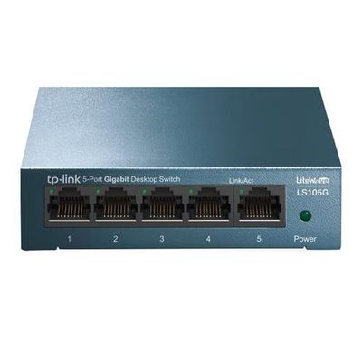 TP-LINK LiteWave LS105G 5-Port 10/100/1000Mbps Metal Gigabit Desktop N