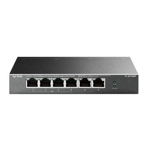 TP-Link TL-SF1006P network switch Unmanaged Fast Ethernet (10/100) Pow - Image 1