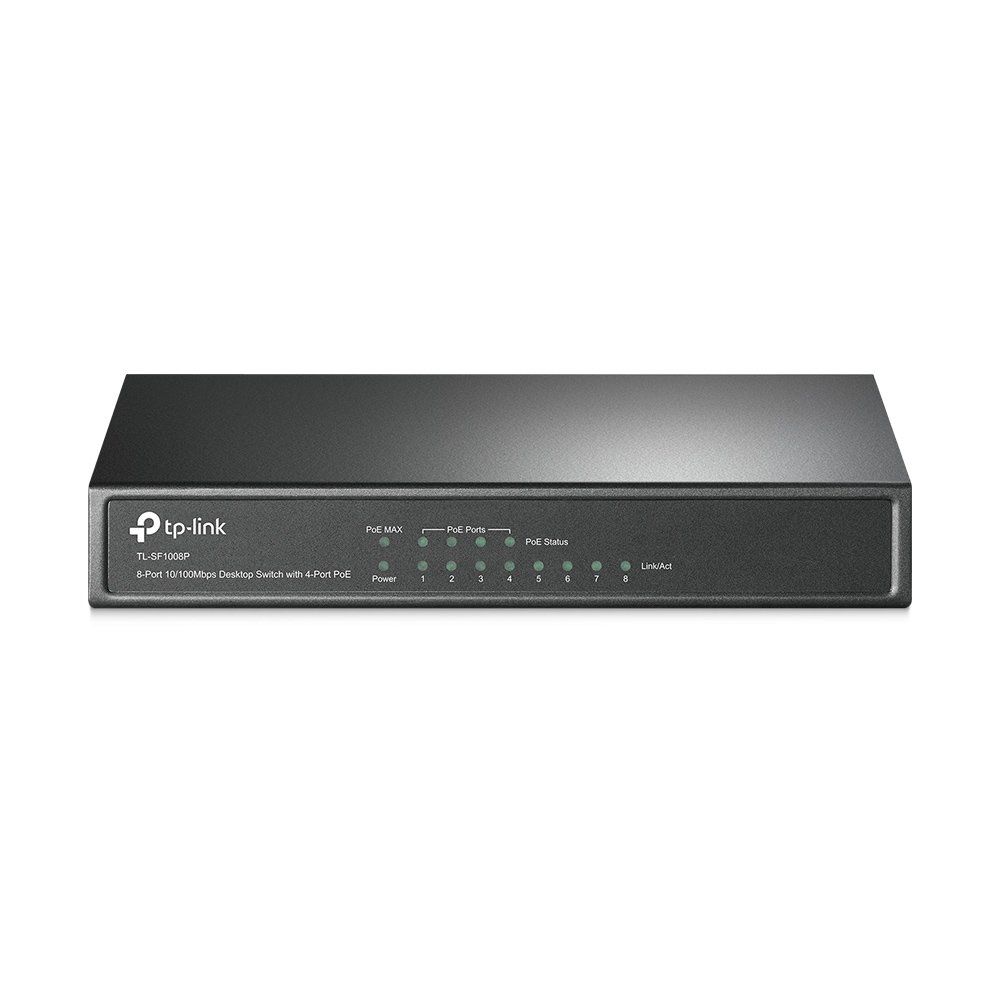 TP-Link TL-SF1008P network switch Unmanaged Fast Ethernet (10/100) Power over Ethernet (PoE) Olive - Image 1