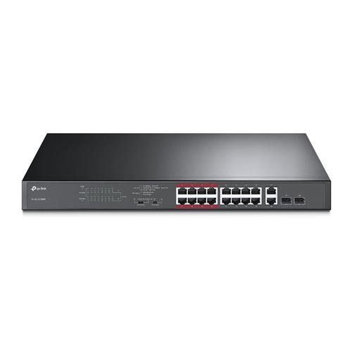 TP-Link 16-Port 10/100Mbps + 2-Port Gigabit Unmanaged PoE Switch - Image 1