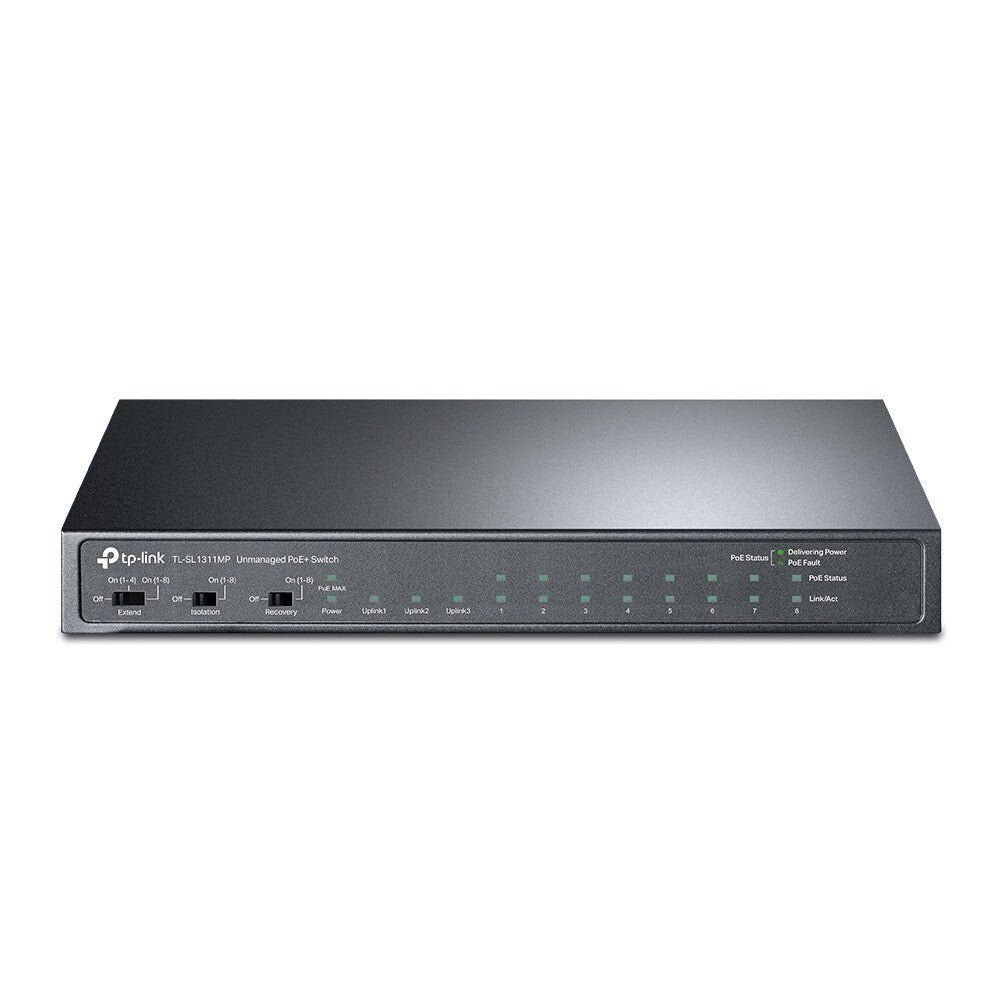 TP-Link 8-Port 10/100Mbps + 3-Port Gigabit Desktop Switch with 8-Port - Image 1