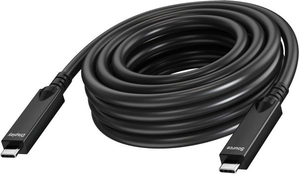Vision TC 15MUSBC/BL USB cable 15 m USB C Black