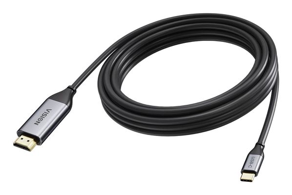 Vision TC 5MUSBCHDMI/BL video cable adapter 5 m USB Type-C HDMI Type A (Standard) Black