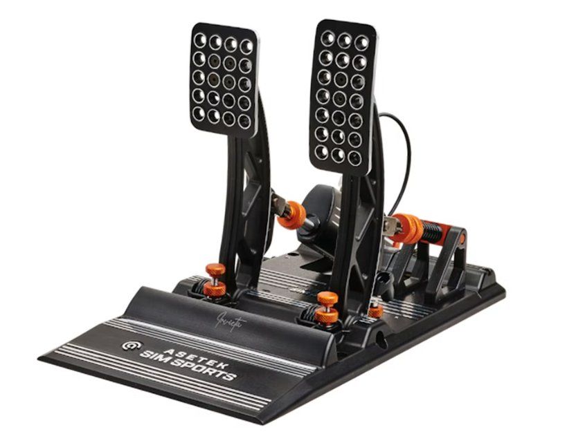 Asetek 40-010-0000001 Gaming Controller Black, Orange, White USB Pedals PC - Image 1