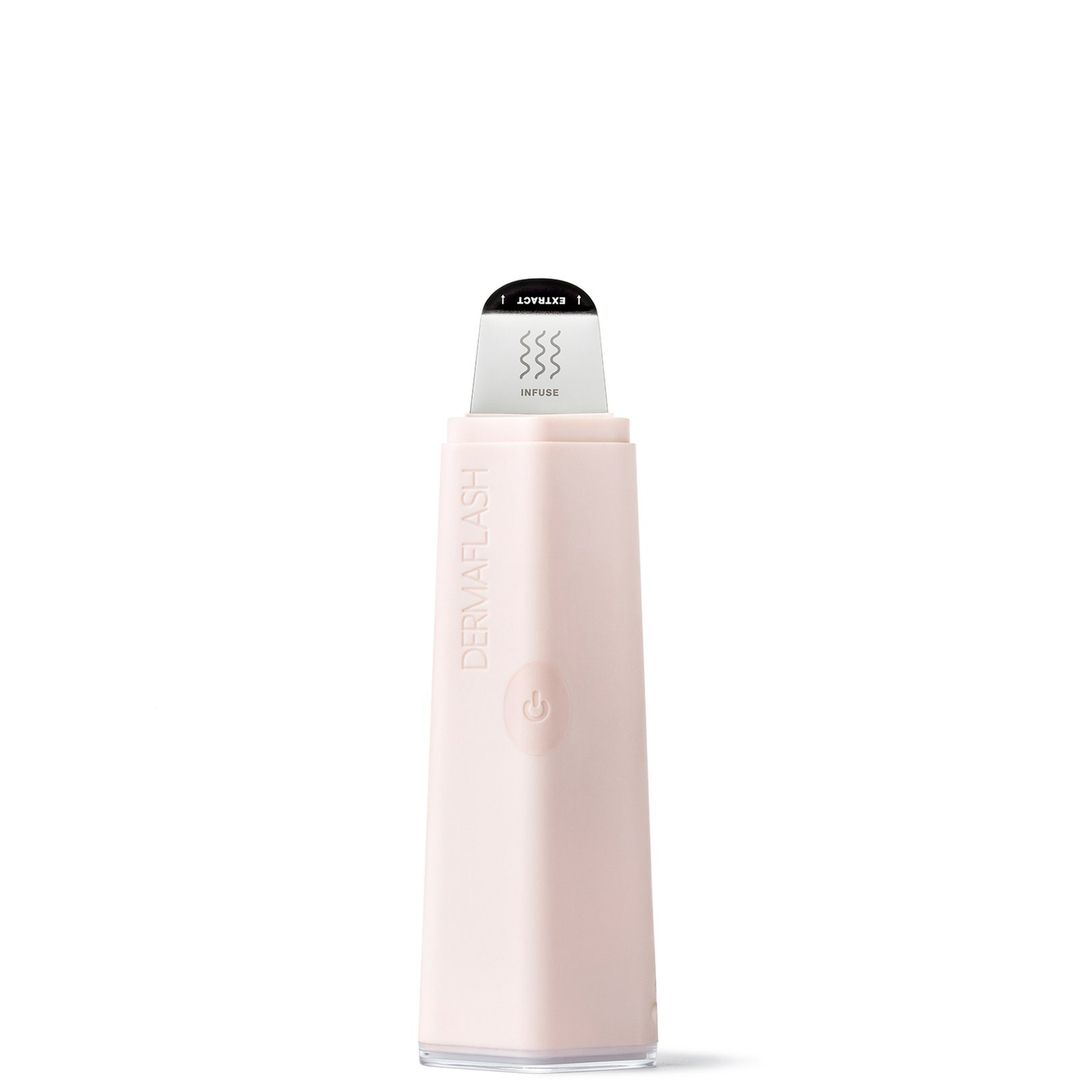 DERMAFLASH DERMAPORE+ Ultrasonic Pore Extractor + Skincare Infuser Set - Blush - Image 1