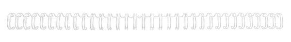 GBC Wire spines 3:1 NO5 8mm A4