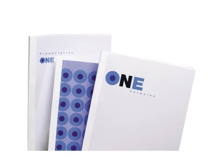 GBC Thermal Binding Covers Standard A4 8mm - Image 1