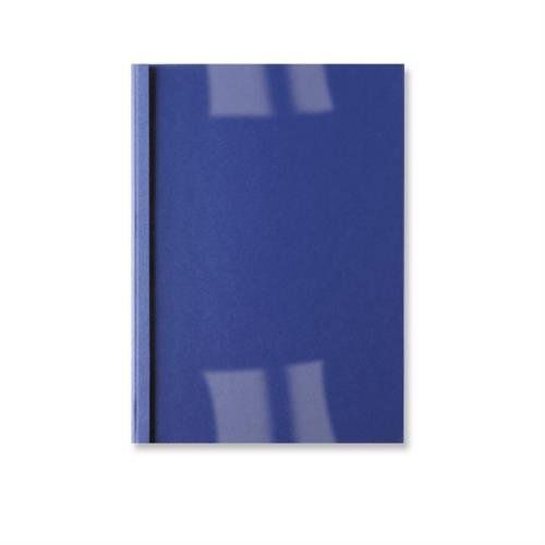 GBC LeatherGrain Thermal Binding Covers 3mm Royal Blue (100) - Image 1