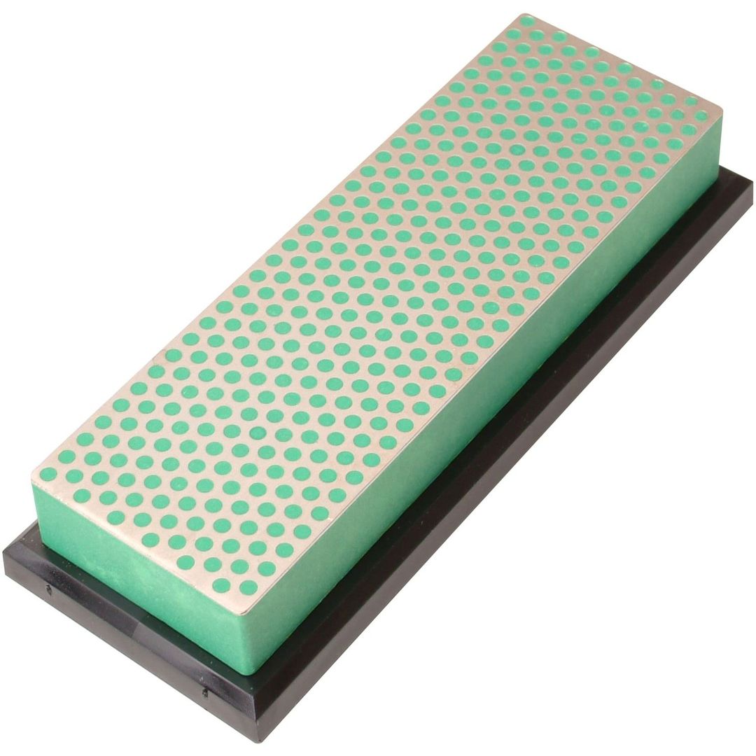 DMT diamond whetstone 150 mm (6 in) extra fine 1200 grit, green case - Green - Image 1