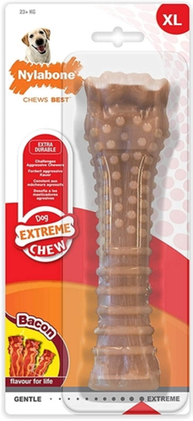 Nylabone Dura Chew Bone - Bacon - Thumbnail 2