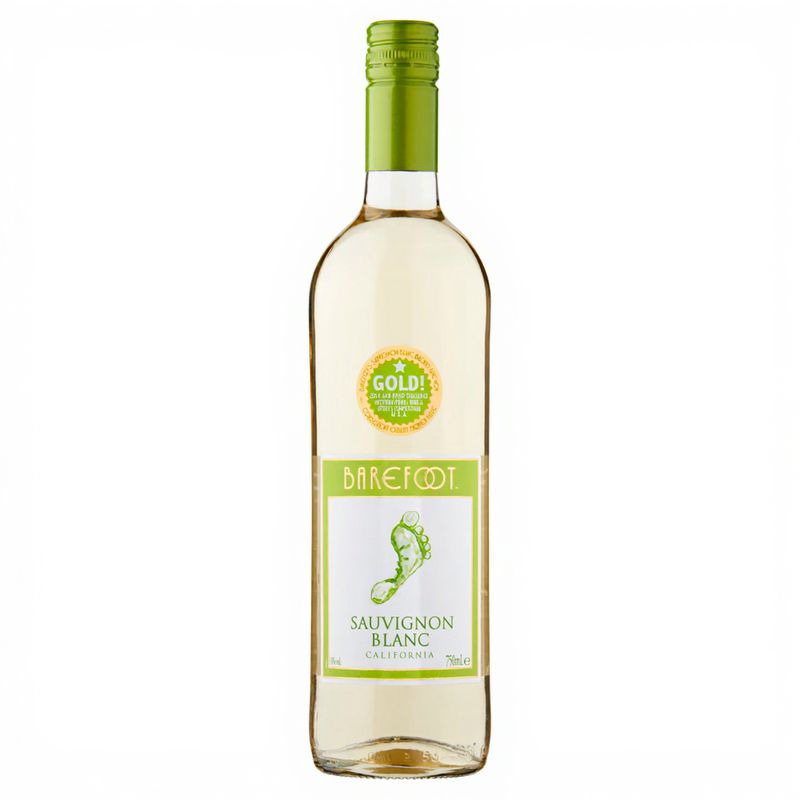 Barefoot Sauvignon Blanc White Wine, 75 cl - Image 1