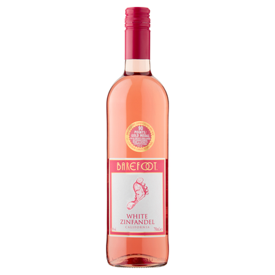 Barefoot White Zinfandel Rose Wine, 75 cl