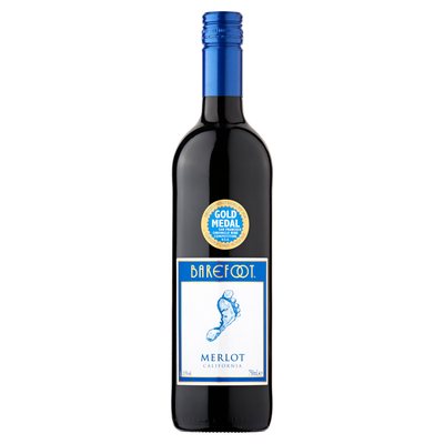 Barefoot Merlot Red Wine, 75 cl