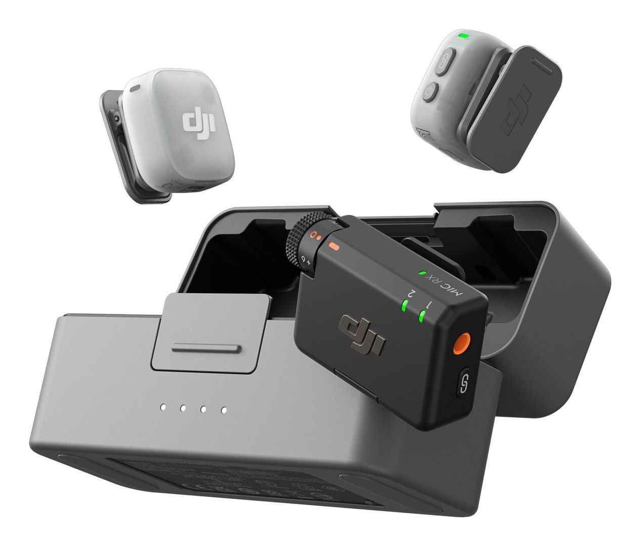 DJI Mic Mini 2 Wireless Microphone System with Charging Case (2TX+1RX) - Image 1