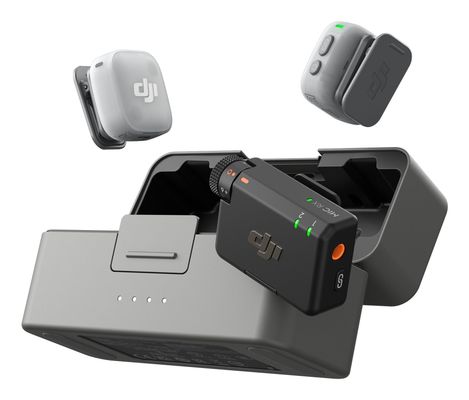 DJI Mic Mini 2 Wireless Microphone System with Charging Case (2TX+1RX)