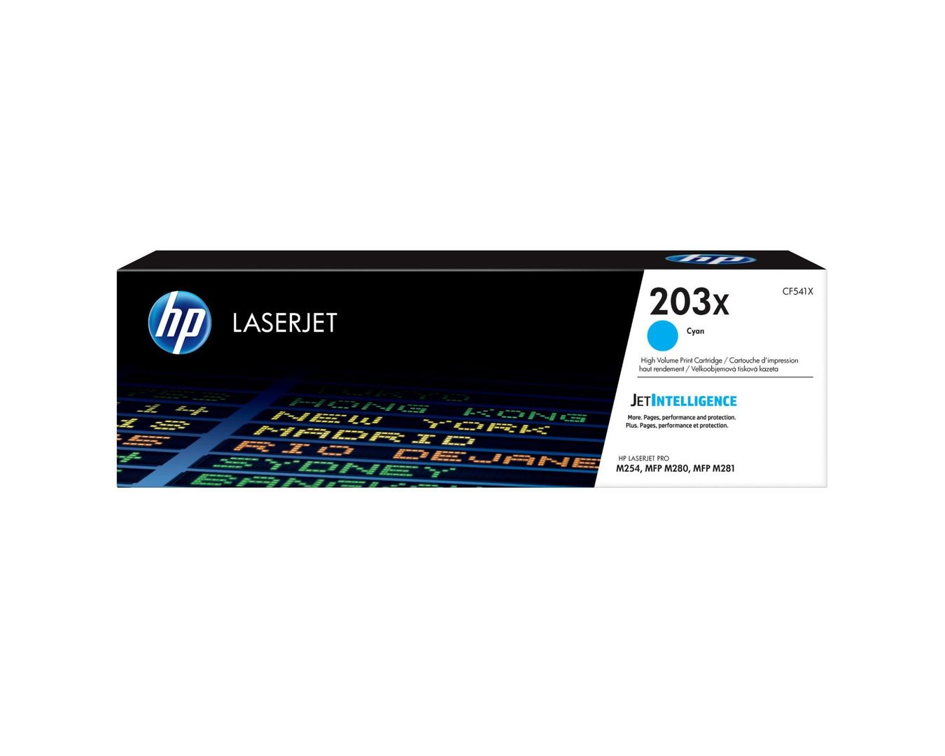 HP 203X Original Cyan Toner Cartridge, Cyan - Image 1