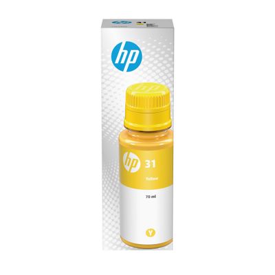 HP 31 Original Yellow Ink Bottle, Yellow