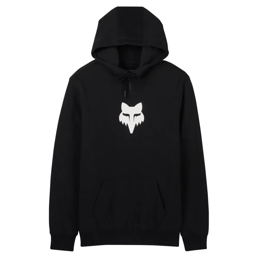 Fox FoxHead Fleece Pullover Hoodie Black - Image 1