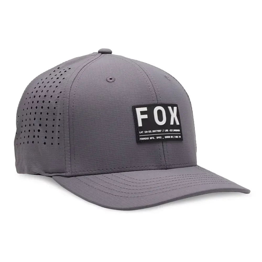 Fox NonStop Tech Flexfit Hat Steel Grey - Image 1