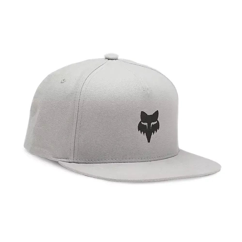 Fox Head Snapback Hat One Size Steel Grey - Image 1