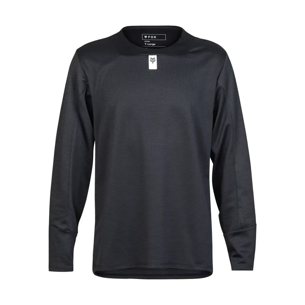Fox Defend Youth LS Jersey Black - Image 1