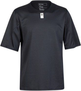 Fox Youth Defend SS Jersey Black - Thumbnail 2