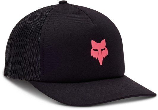 Fox Womens Boundary Trucker Hat One Size Black/Pink - Thumbnail 2