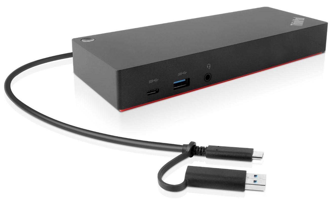 Lenovo 40AF0135EU laptop dock/port replicator Wired Black - Image 1