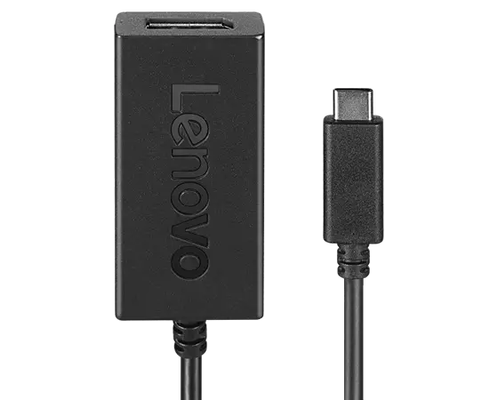 Lenovo 4X90Q93303 video cable adapter 0.2 m USB Type-C DisplayPort Black