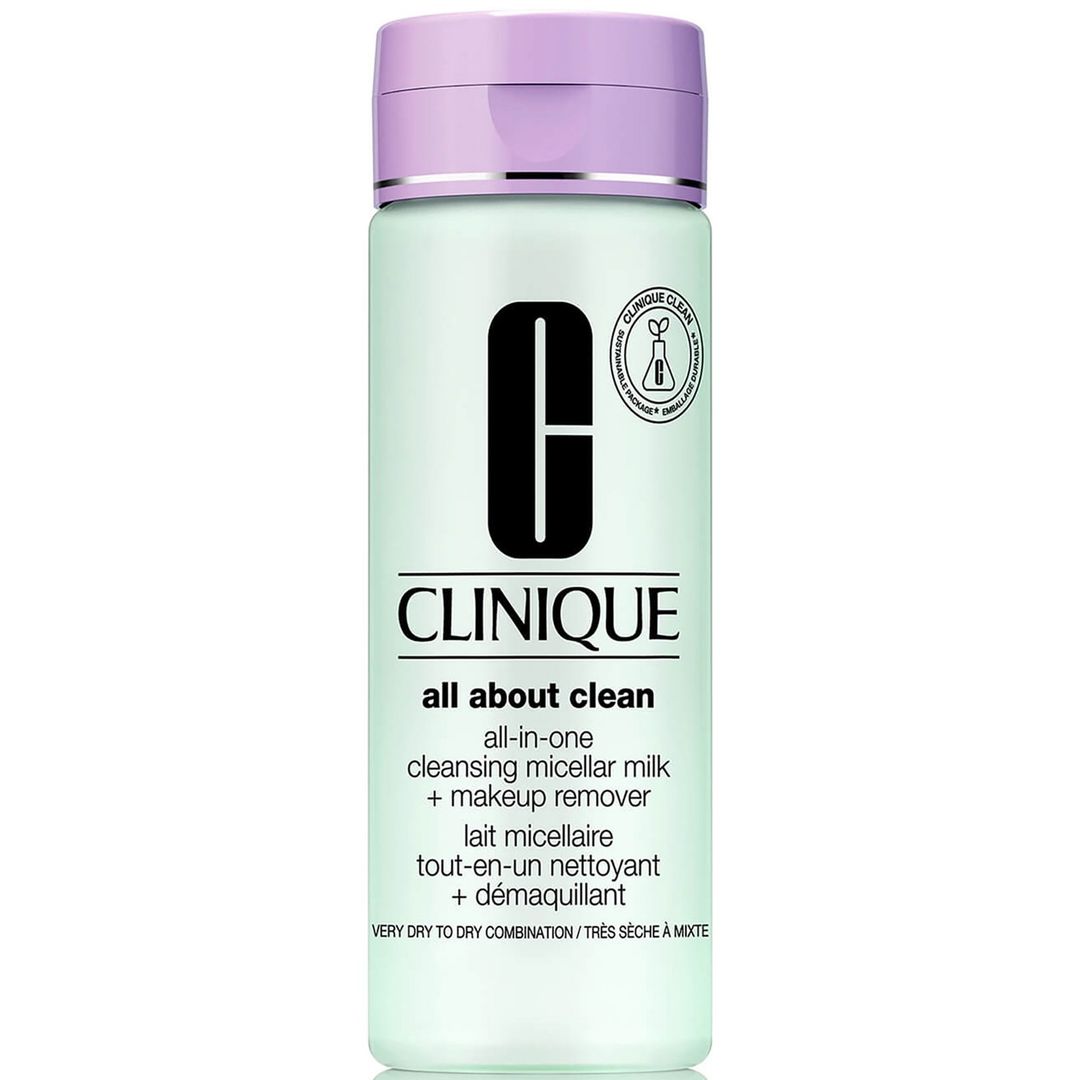 Clinique All in One Cleansing Micellar Milk for Dry/Combination Skin 200ml - Image 1