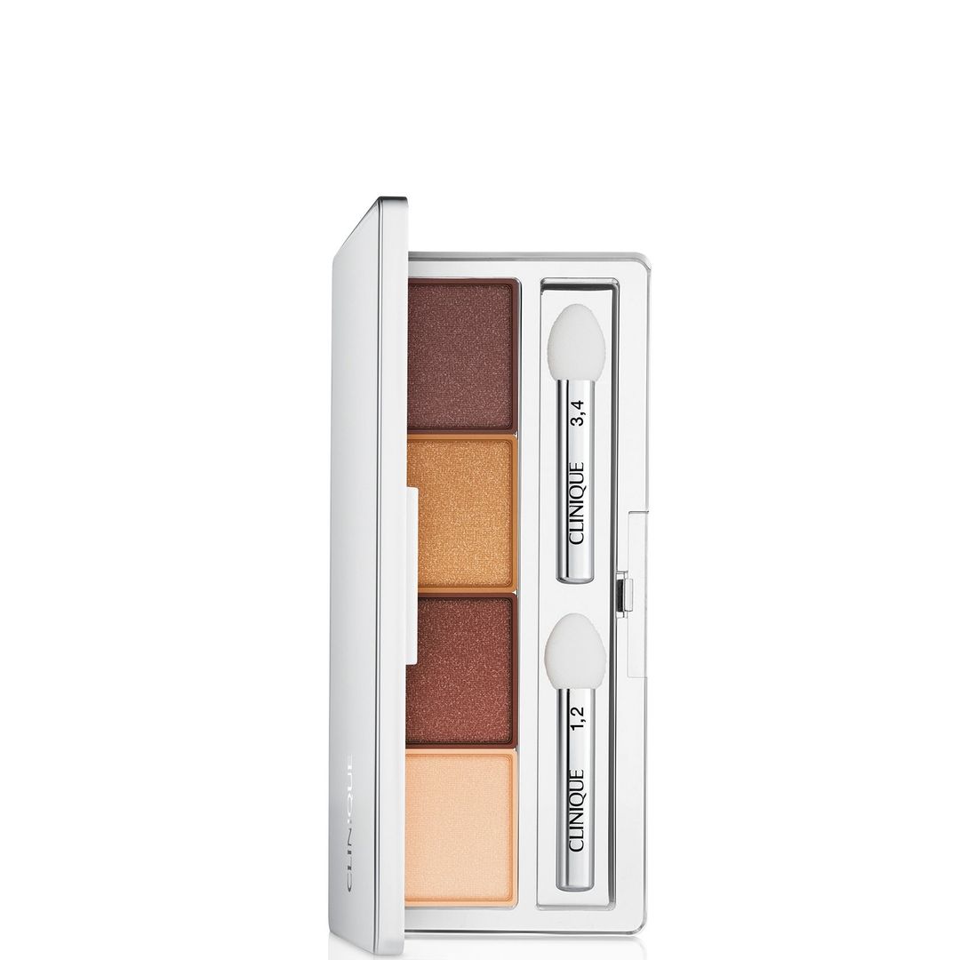 Clinique All About Shadow Quad (Various Shades) - Morning Java - Image 1