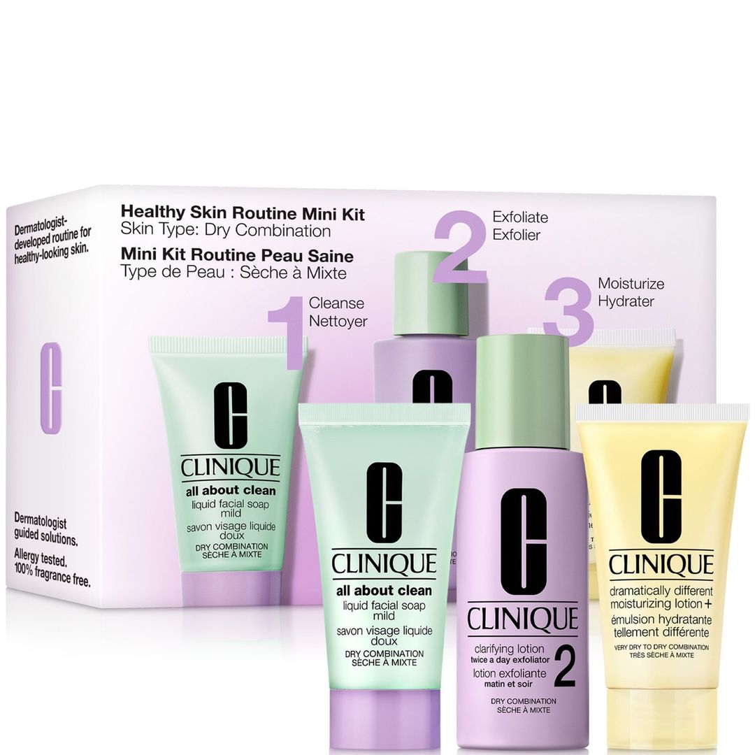 Clinique Healthy Skin Routine Mini Kit Skin Type: Dry Combination - Image 1