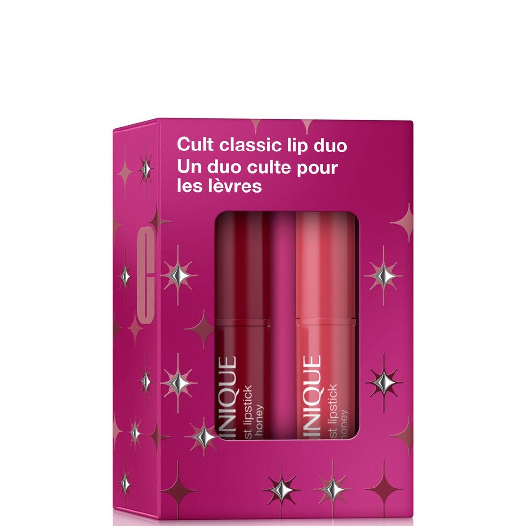 Clinique Cult Classic Lip Duo: Almost Lipstick Honey Gift Set (Worth £31) - Image 1
