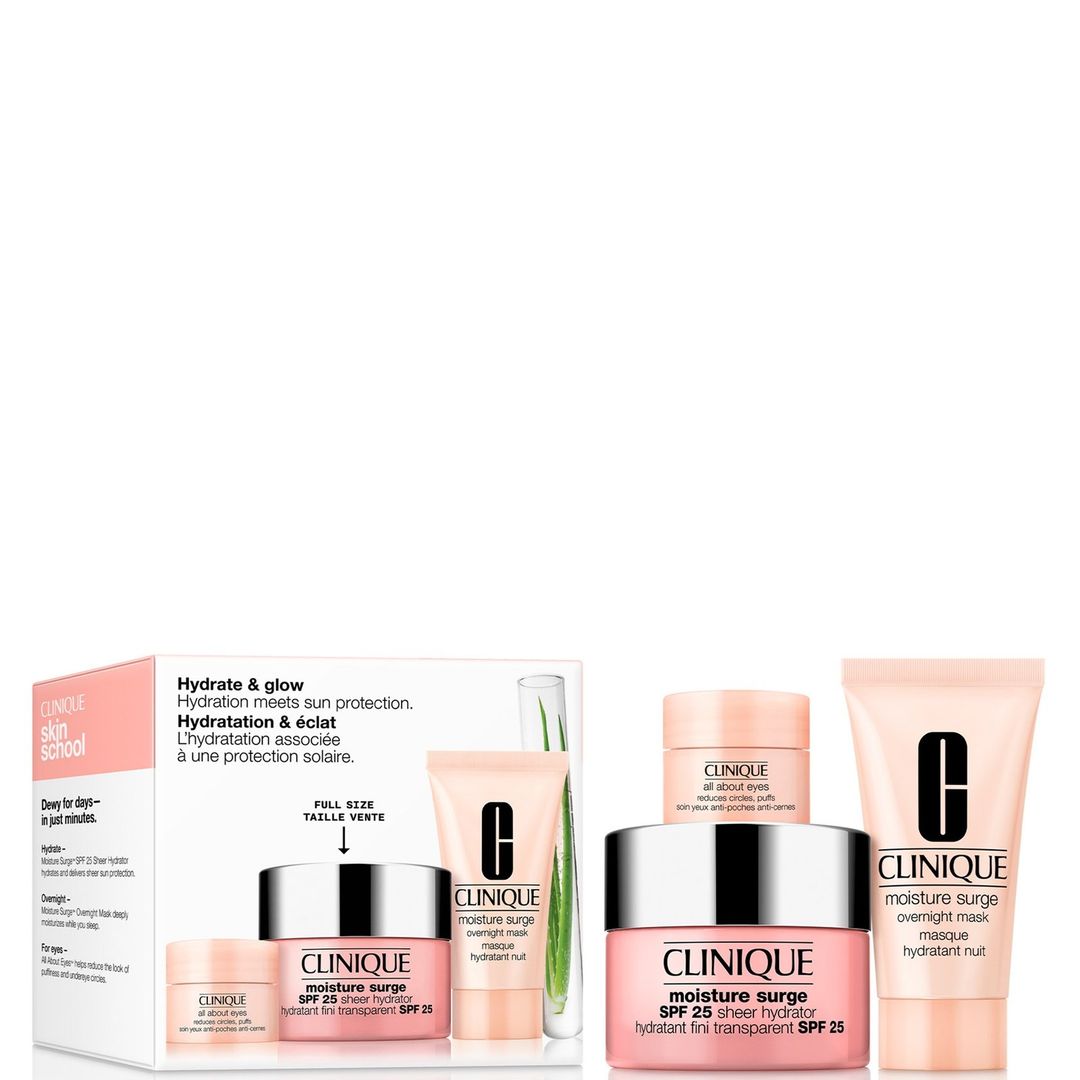 Clinique Hydration & Go, Hydration Meets Sun Protection Gift Set (Worth £68) - Image 1
