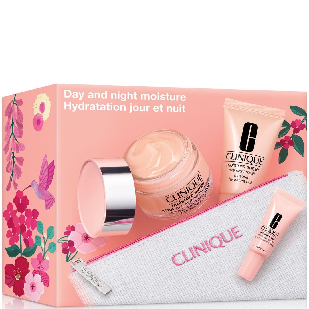 Clinique Moisture Surge Day And Night Moisture Skincare Gift Set (Worth £62) - Image 1