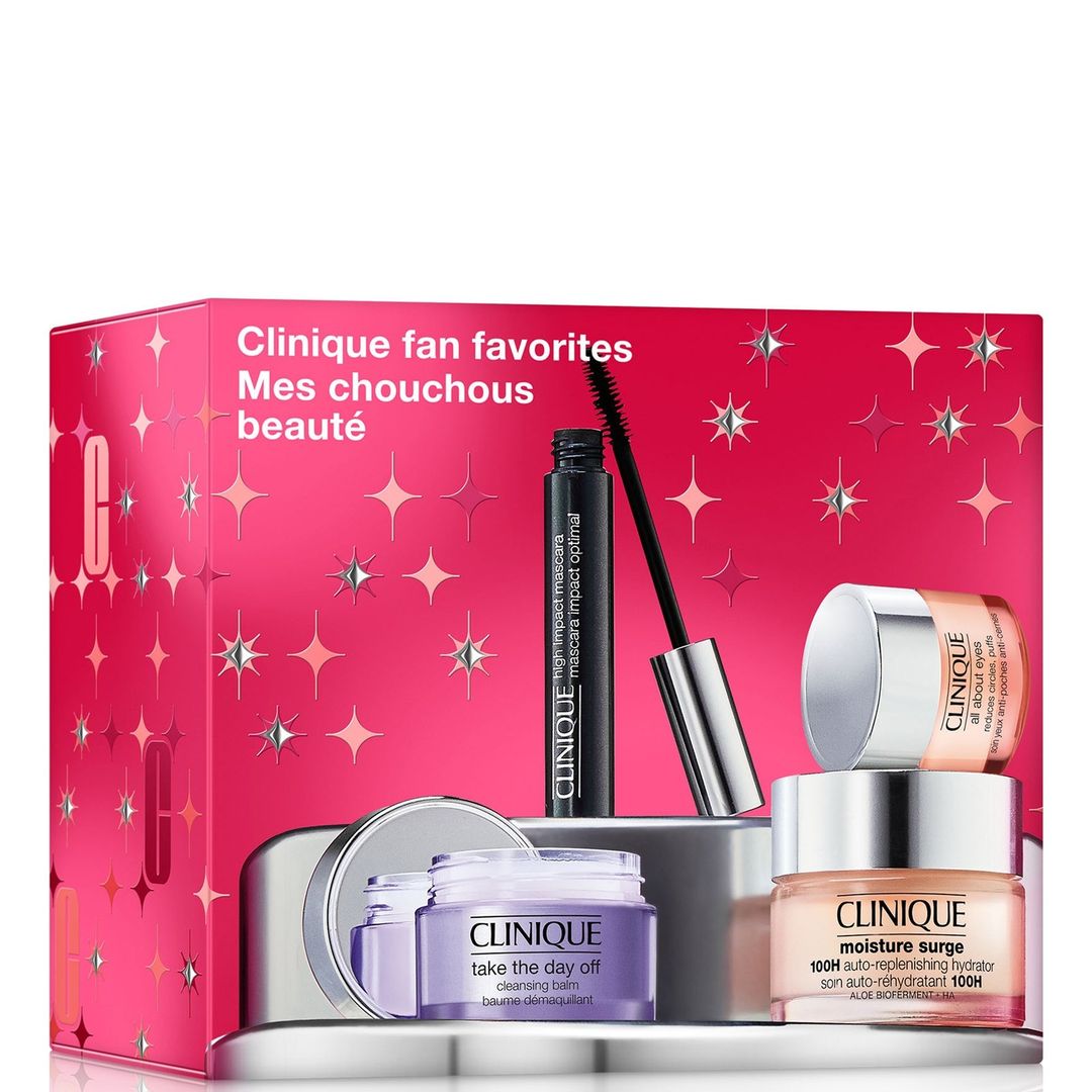 Clinique Fan Favorites: Skincare & Makeup Gift Set (Worth £111) - Image 1