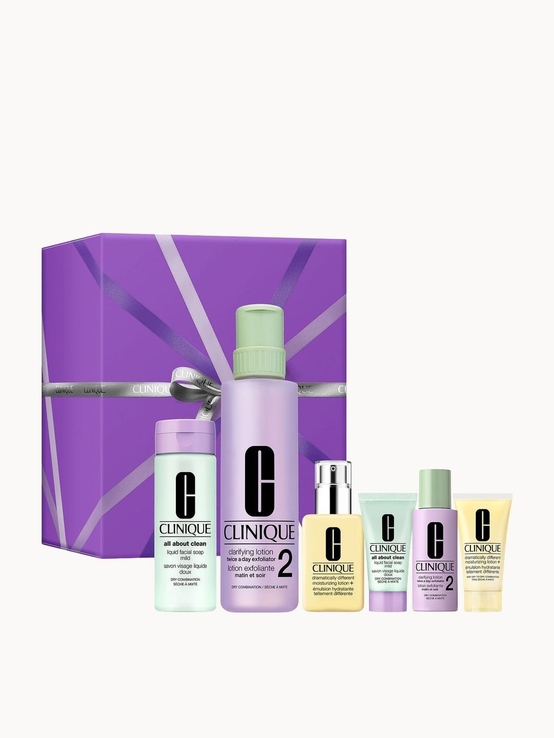 Clinique 3-Step Hydration Skincare Gift Set for Dry Combination Skin (Worth £143.54) - Image 1
