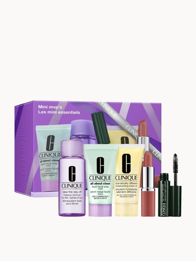 Clinique Daily Skincare & Makeup Travel Gift Set (Worth £78.07)
