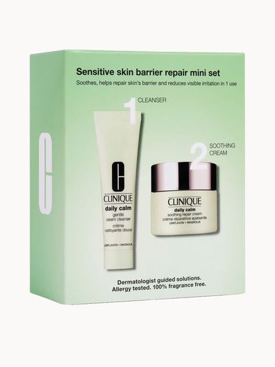 Clinique Daily Calm Sensitive Skin Barrier Repair Mini Set
