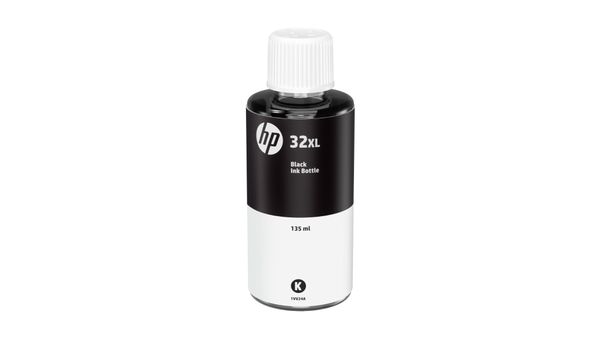 HP 32XL Original Black Ink Bottle, Black