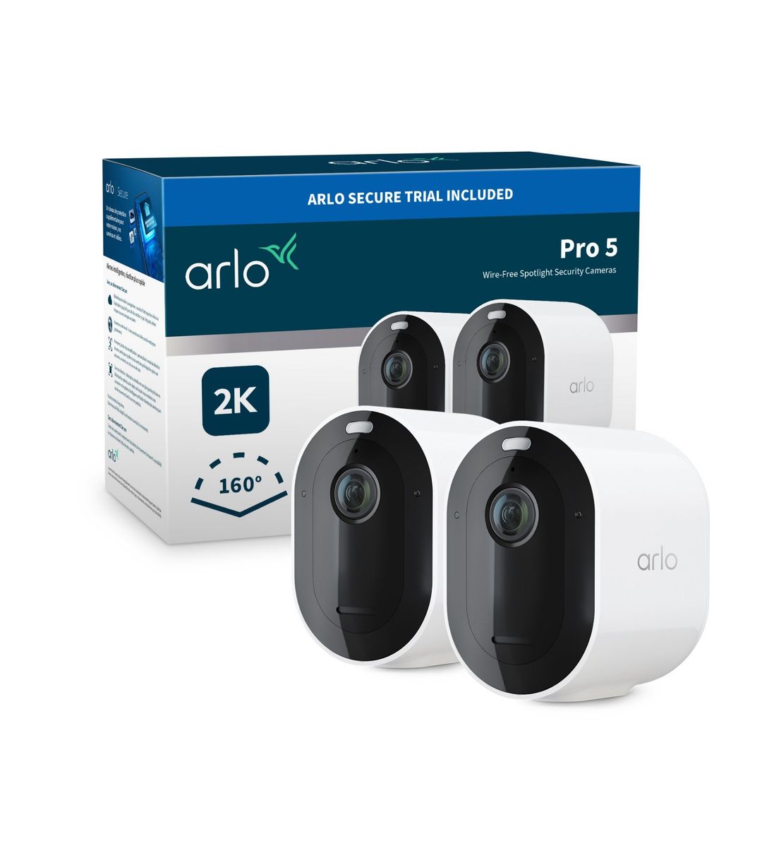 Arlo Pro 5, 2 cam VMC4260P-100EUS - Image 1