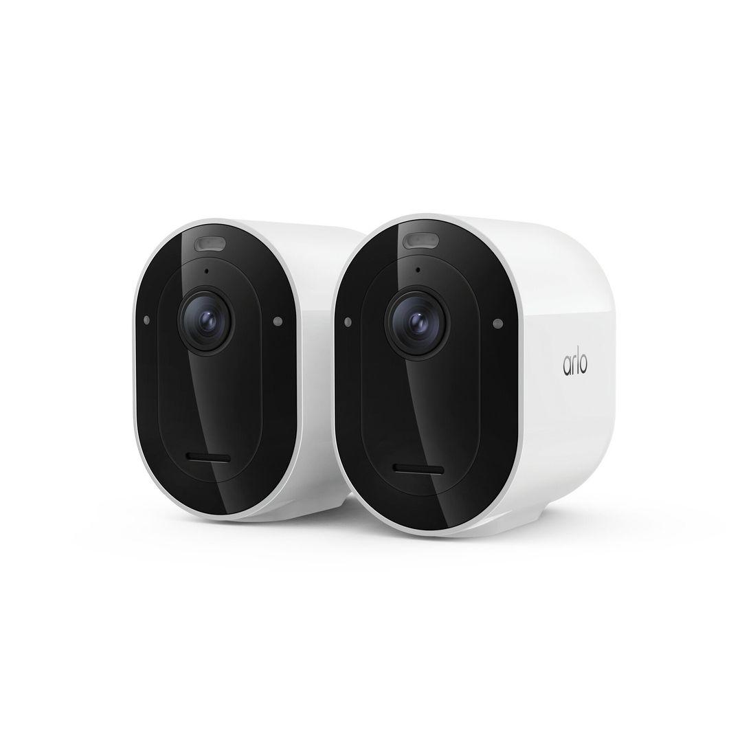 Arlo Pro 6 2K+ Wire-Free Spotlight Security Camera 2-Pack white - Image 1