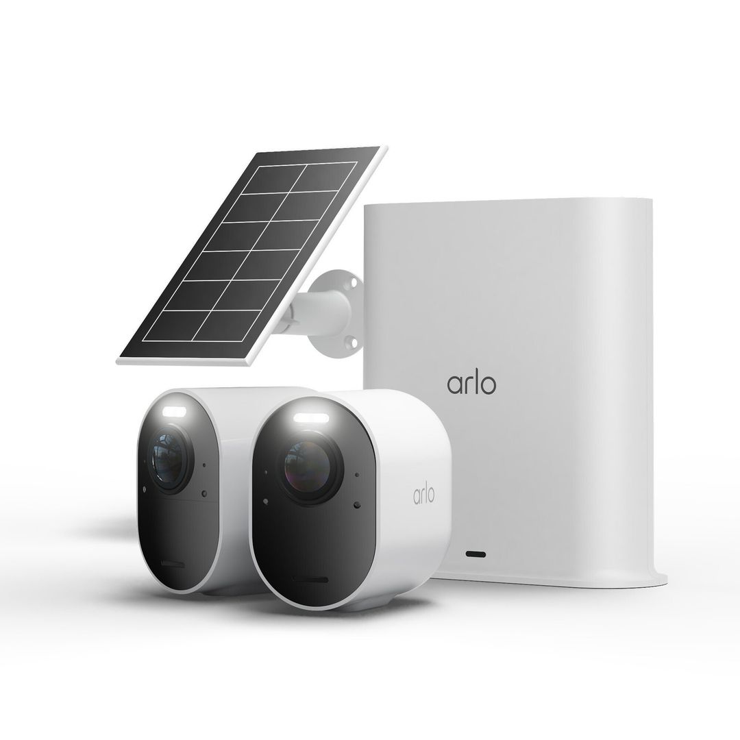 Arlo Ultra 3 Spotlight Camera (2-Pack) + Solar Panel - Image 1