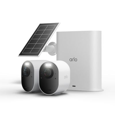 Arlo Ultra 3 Spotlight Camera (2-Pack) + Solar Panel