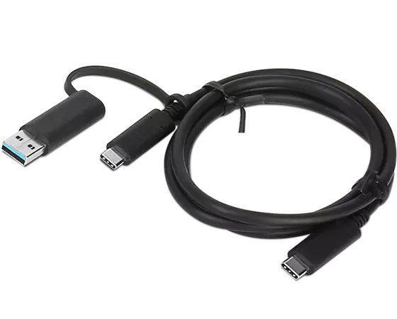 Lenovo 4X90U90618 USB cable USB 3.2 Gen 1 (3.1 Gen 1) 1 m USB A/USB C - Image 1