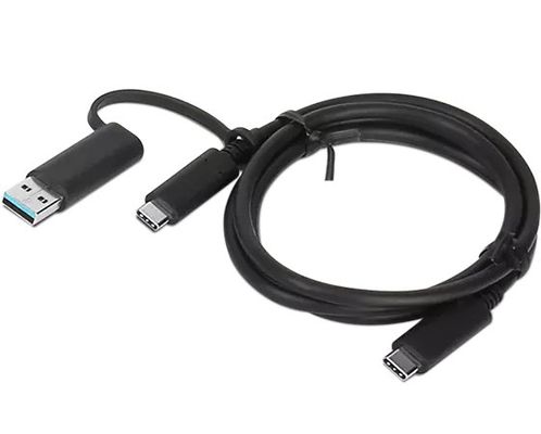 Lenovo 4X90U90618 USB cable USB 3.2 Gen 1 (3.1 Gen 1) 1 m USB A/USB C