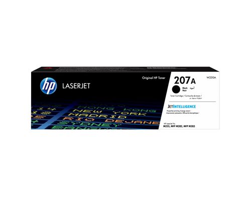 HP 207A Original Black Toner Cartridge, Black
