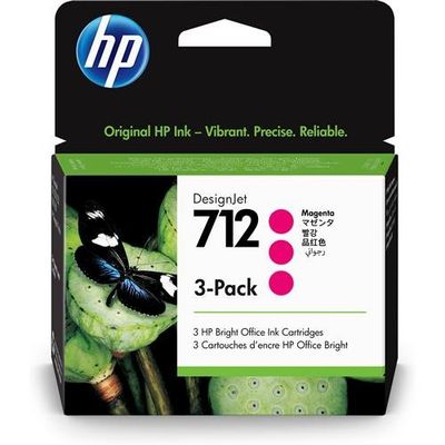 HP 3ED78A/712 Ink cartridge magenta multi pack 29ml Pack=3 for HP Desi