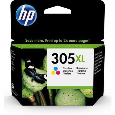 HP 305 XL Original Tri-colour Ink Cartridge, Tri-colour